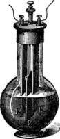 bottiglia bicromato, Vintage ▾ illustrazione. vettore