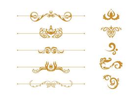 vettore scrollwork gratuito