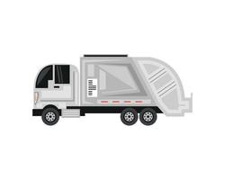 trasporto con camion della spazzatura vettore