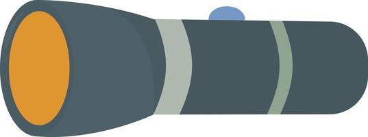 blu torcia elettrica, illustrazione, vettore su bianca sfondo.