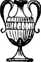 vaso scarabocchio, Vintage ▾ illustrazione vettore