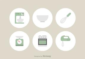Icone vettoriali gratis utensili da cucina