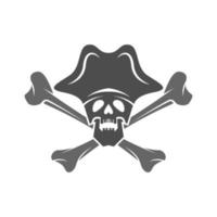 pirata logo icona design illustrazione vettore