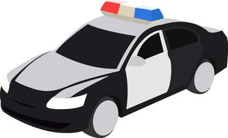 moderno polizia macchina, illustrazione, vettore su bianca sfondo.