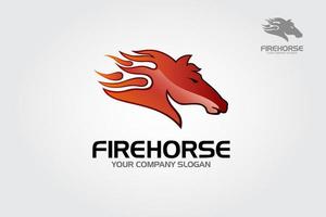 fuoco cavallo vettore logo modello. cavallo testa illustrazione con un' criniera guardare piace un' fuoco fiamma. velocità, la libertà e forza simbolo. fuoco cavallo logo illustrazione.