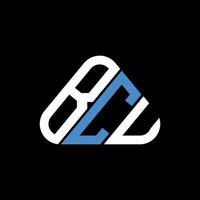 bcu lettera logo creativo design con vettore grafico, bcu semplice e moderno logo nel il giro triangolo forma.