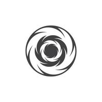 disegno del modello logo icona illustrazione vettoriale vortice