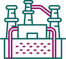 geotermico energia vettore icona