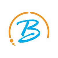 lettera B logo modello vettore icona design