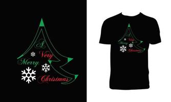 Natale calligrafia t camicia design vettore