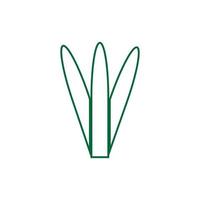 logo aloe vera vettore