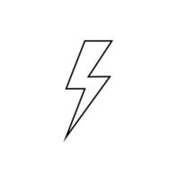 energia illuminazione elettrico icona logo vettore