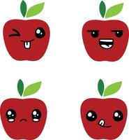 illustrazione di frutta mela vettore
