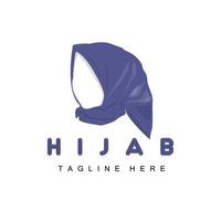 hijab logo, moda Prodotto vettore marca, musulmano donne hijab boutique design