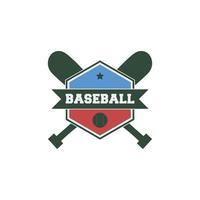 baseball squadra sport logo vettore