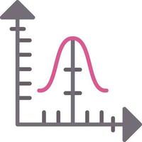 parabola piatto icona vettore