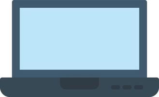 il computer portatile schermo piatto icona vettore