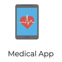 app medica alla moda vettore