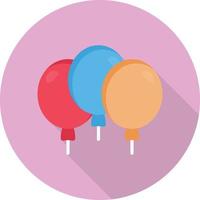 illustrazione vettoriale di palloncini su uno sfondo. simboli di qualità premium. icone vettoriali per il concetto e la progettazione grafica.