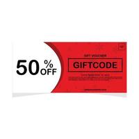 semplice Natale regalo voucher; tagliando modello vettore