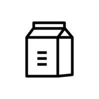 latte scatola linea icona illustrazione. icona relazionato per confezione. semplice vettore design modificabile. pixel Perfetto a 32 X 32