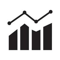 crescita statistica attività commerciale icona vettore