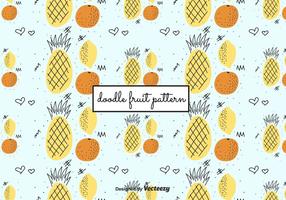 Doodle modello di frutta vettore