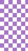 estetico carino verticale viola e bianca scacchiera, percalle, plaid, dama sfondo illustrazione, Perfetto per sfondo, sfondo, cartolina, striscione, coperchio, sfondo vettore