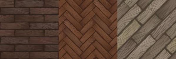 textures di legna parquet, di legno pavimentazione vettore