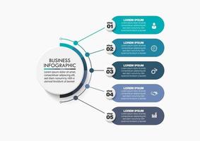 modello di business infografica vettore