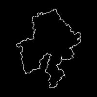 namur Provincia carta geografica, province di Belgio. vettore illustrazione.