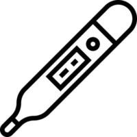 temperatura scala assistenza sanitaria medico - schema icona vettore