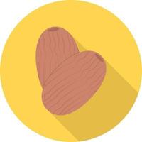 illustrazione vettoriale di patate dolci su uno sfondo. simboli di qualità premium. icone vettoriali per il concetto e la progettazione grafica.
