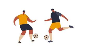 piatto calcio Giocatori illustrato vettore