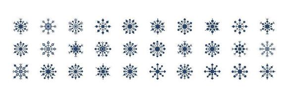 collezione di icone relazionato per fiocchi di neve, Compreso icone piace freddo, neve, inverno e di più. vettore illustrazioni, pixel Perfetto impostato