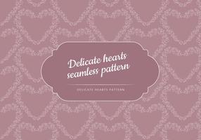 Vector Seamless Patter di un cuore delicato