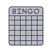 icona del vettore bingo