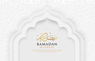 Ramadan kareem sfondo santo mese celebrazioni vettore