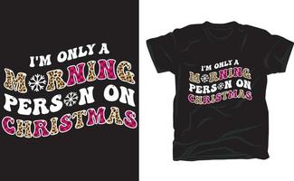 Natale maglietta design per Natale amante vettore