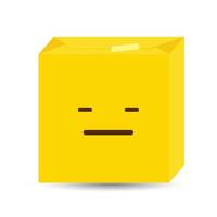 triste emoji icona design vettore