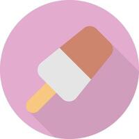 illustrazione vettoriale di gelato su uno sfondo. simboli di qualità premium. icone vettoriali per il concetto e la progettazione grafica.