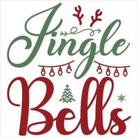 tintinnio campane, allegro Natale camicia Stampa modello, divertente natale camicia disegno, Santa Claus divertente citazioni tipografia design