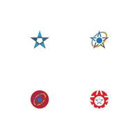 stella logo illustrazione icona design vettore