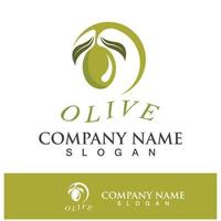 extra vergine oliva olio logo design vettore