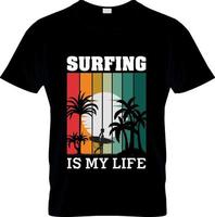 fare surf maglietta disegno, fare surf maglietta slogan e abbigliamento disegno, fare surf tipografia, fare surf vettore, fare surf illustrazione vettore