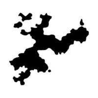 soletta carta geografica, cantoni di Svizzera. vettore illustrazione.