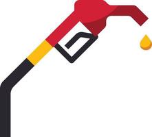 carburante olio ricarica gas - piatto icona vettore