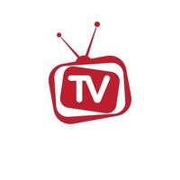 tv icona logo vettore illustrazione design