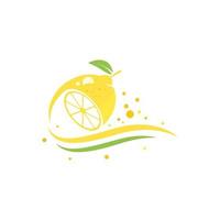 fresco Limone icona vettore illustrazione
