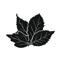 icona foglie autunnali vettore